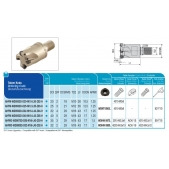 Stopková rychloposuvová fréza se závitem AHFM-WD0503D-D32-M16-L43-Z04-H
