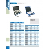 ACCUD 523-1150-51T sada tvrdokovových válečkových měrek 11.50-12.00mm - po 0,01mm / 51ks / přesnost ±1µm