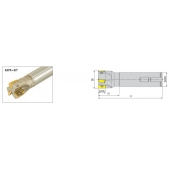 Stopková fréza čelní AEM90-AP11-D16-C16-L150-Z02-H