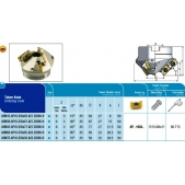 Fréza nástrčná pro srážení hran 75° AHM75-AP16-D35x50-A22-Z0306-H