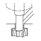 Fréza pro drážky T, typ N, HSSCo5, DIN 851, DIN 1835B F310215 22x10