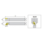 Soustružnický držák VBD SDJCL 1212 G07-S