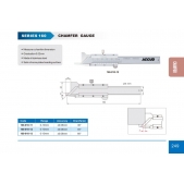 ACCUD 160-010-11 posuvné měřítko pro měření sražení hrany 30° 0-10mm ( 0.02mm )