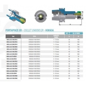 Kleštinový upínač ER HSK63A dlouhý H160 ER20