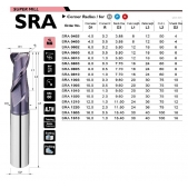 TK stopková fréza toroidní SRA0602, 6x12mm,R0,2