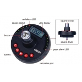Digitální adaptér pro momentové klíče 68-340 Nm INSIZE IST-5W340A