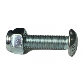 MetalCraft MC064 Sada šroubů s šestihrannou hlavou 5 mm x 20 mm s maticemi (obsah: cca 50)