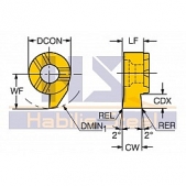 SANDVIK monolitní karbidová hlavice MB-09G150-00-17R, 1025