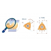 VÝPRODEJ - CARMEX 16ELAG55MXC Levé destičky částečný profil 55°
