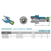 Kleštinový upínač ER HSK40A krátký H80 ER16