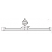 ACCUD 865-1000-01 digitální přípravek pro měření rovinnosti, 0-1000mm