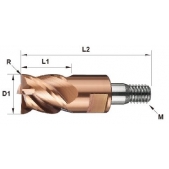 VÝPRODEJ - Modulární TK fréza čelní 10x10mm / M5 typ EX2SEB1010