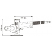 Pneu leštička DEPRAG PLU 115A-80Z - 13200 ot/min