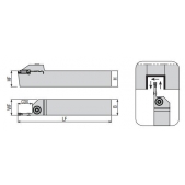Upichovací nůž AKKO ADKT-TG-L-2525-4-T20