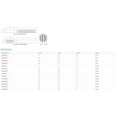 Lamelové bloky - (100 x 600 x 25mm)