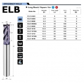TK stopková fréza standardní s prodlouženou upínací částí ELB1616, 12x30x150mm