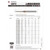 TK stopková fréza kopírovací s prodlouženým krkem SBFV04010, 4x5 mm, R2