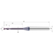 TK stopková fréza s dlouhým krkem SEFA02016, 2x6mm,
