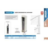 ACCUD 399-012-01 sada pro kontrolu a kalibraci mikrometrických hloubkoměrů 0-300mm