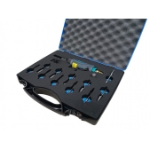 Sada 11 dílů - technické frézy OCEL 8/12 s bruskou AIRCRAFT