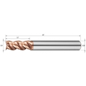 TK stopková fréza čelní SEPC0306, 3x8 mm