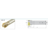 Stopková fréza čelní AEM90-AP1204-D26-C25-L250-Z02, AP.. 1204