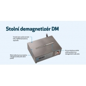 stolní demagnetizér DM5 pro manuální i pásovou demagnetizaci