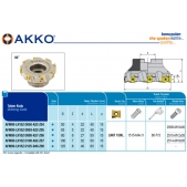 Fréza nástrčná čelní 90° AFM90-LN15Z-D125-B40-Z08