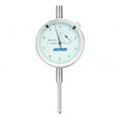 ACCUD 230-025-11 mechanický přesný číselníkový úchylkoměr 0-25mm ( 0,1mm ) s ouškem na zadní straně