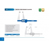 ACCUD 157-005-11 digitální posuvné měřítko pro brzdové kotouče 0-125mm/0-5