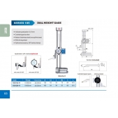 ACCUD 185-040-11 výškoměr s číselníkem 1000mm TWIN LINE ( 0.01mm )