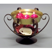 MetalCraft MC1442 robustní miska pod svíčku T44