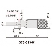 ACCUD 373-013-03 mikrometrická hlavice 0-13mm s upínkou / s rádiusem (0.01mm)