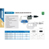 ACCUD 316-004-01 digitální mikrometr s čepelovými měřicími plochami 75-100mm/3-4