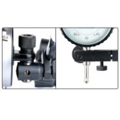 ACCUD 226-005-12 nárazuvzdorný přesný číselníkový úchylkoměr 0-5mm ( 0,01mm ) s plochou zadní stranou