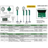 INSIZE 2824-S3 Sada dutinoměrů 18-160mm - analog