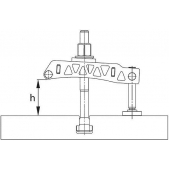 Upínka lehká 37 0830 AMF 24x200mm