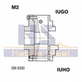 Samostředící univerzální sklíčidlo IUGO - s tvrdými vnějšími SCV a vnitřními SCN čelistmi 243829 125/4-1-M2, 124120