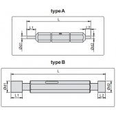 ACCUD 541-012-P7T tvrdokovový mezní válečkový kalibr12mm P7