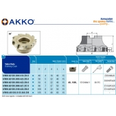 Fréza nástrčná čelní 90° AFM90-AD1505-D080-A27-Z07-H