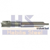 Záhlubník s kuželovou stopkou a výměnnými vodícími čepy HSS 221606 43 mm