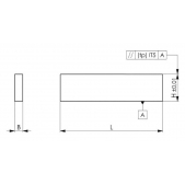 Paralelní podpěry – páry, přesné, délka 125 mm, AMF 371492