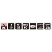 TK stopková fréza standardní SEK1010, 10x25mm