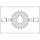 ACCUD 345-010-01 mikrometr 225-250mm pro měření ozubených kol, bez měřicích doteků (0.01mm)