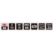 TK stopková fréza kopírovací MICRO SBM0074, 0,7x1,4mm, R0,35