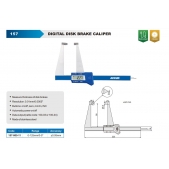 ACCUD 157-005-11 digitální posuvné měřítko pro brzdové kotouče 0-125mm/0-5