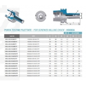 Upínač pro frézy se závitem HSK80A prodloužený H84 M10