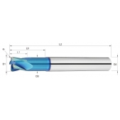 TK stopková fréza toroidní QRHN0805, 8x8mm, R0,5