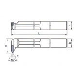 Soustružnický nůž závitový vnitřní 223773 16x16 mm H 05