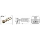 Stopková fréza pro T-drážky ATSM90-SPGT0904-D42x17-W32-L120-Z04-H